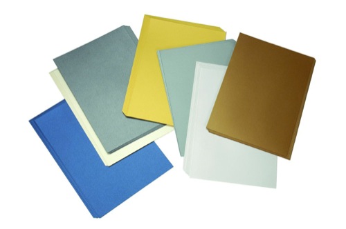 PAQUETE 250 HOJAS  METAL COLOR, 120 GR, 72 X 102 CM