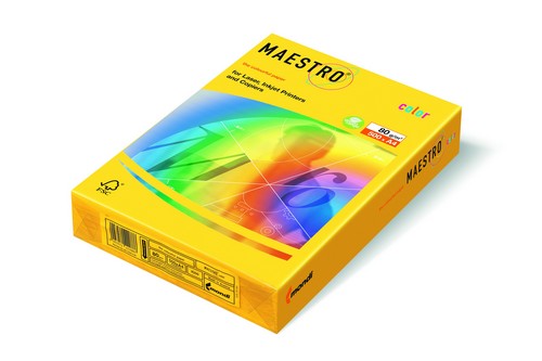 PAPEL DE COLOR MAESTRO MUSTARD 80 GR. A4