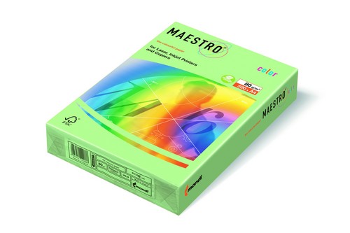 PAPEL DE COLOR MAESTRO MEDIUM GREEN 80 GR. A4