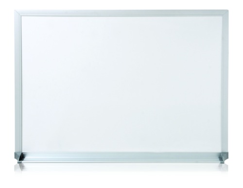 PIZARRA BLANCA MAGNÉTICA 45X60 CM., CON MARCO DE ALUMINIO