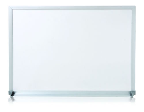 PIZARRA BLANCA MAGNÉTICA 90X120 CM., CON MARCO DE ALUMINIO