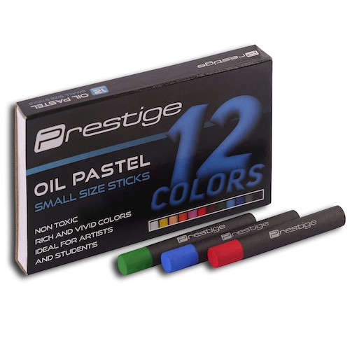PASTELES PARA DIBUJO PRESTIGE 12 COLORES
