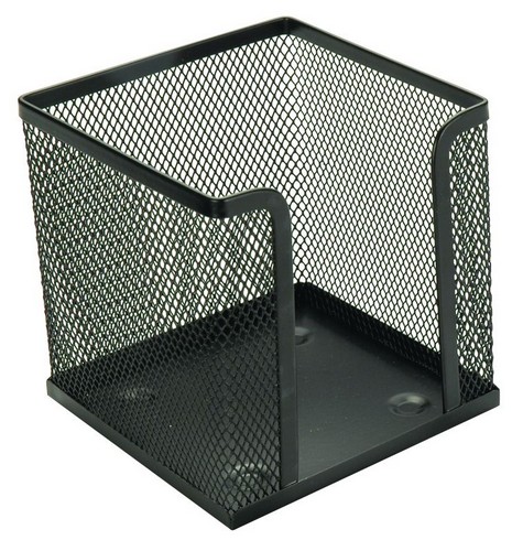 CUBOS PORTANOTAS DE METAL CALADO