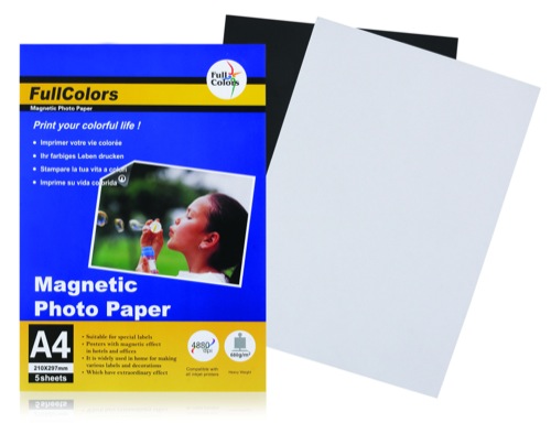 PAPEL FOTOGRÁFICO MAGNÉTICO A4. 680 GR.