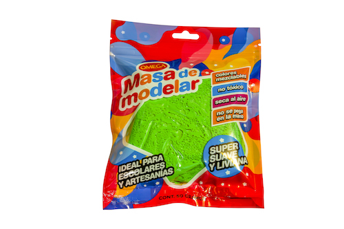 MASA PARA MODELAR OMEGA SUPER LIVIANA. VERDE
