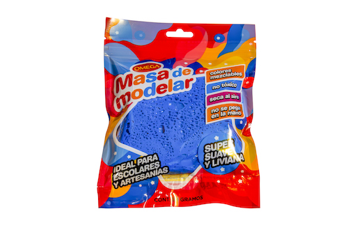 MASA PARA MODELAR OMEGA SUPER LIVIANA. AZUL OSCURO
