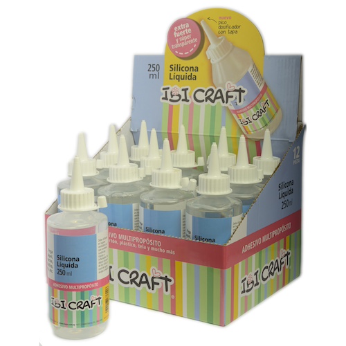 SILICONA LÍQUIDA IBI CRAFT. FRASCO 250 ML.