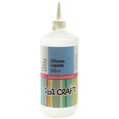 CAJÓN CON 48 FRASCOS 500 ML DE SILICONA LÍQUIDA IBI CRAFT
