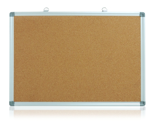 TABLERO DE CORCHO 45X60 CM., CON MARCO DE ALUMINIO