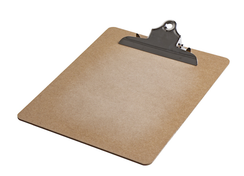 TABLA DE MADERA CON APRIETAPAPELES FORMATO A4