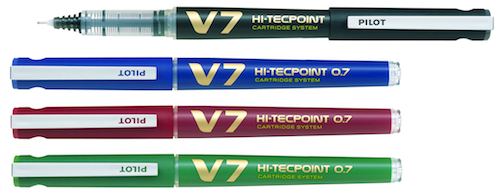 LAPICERA PILOT V7 RECARGABLE CON CARTUCHO 0.7 MM